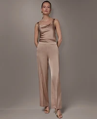 Donna Karan New York Petite Wide-Leg Pants