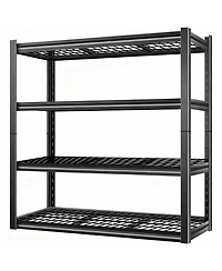 Yigii 4-Tier Adjustable Steel Shelving, 46"W x 24"D x