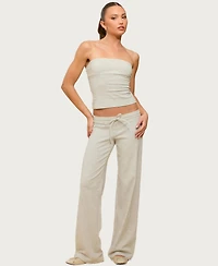 Edikted Women's Claudia Straight Leg Pants