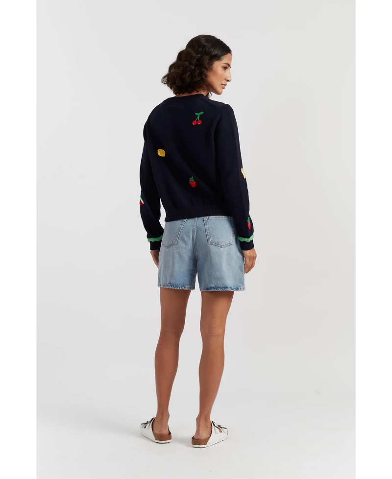 Chinti & Parker Women's Fruity Snoopy Sweater