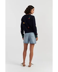 Chinti & Parker Women's Fruity Snoopy Sweater