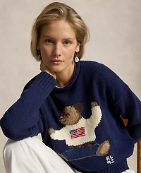 Polo Ralph Lauren Women's Rolled Crewneck Long-Sleeve Sweater