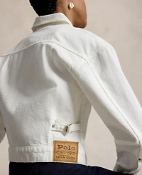Polo Ralph Lauren Women's Spread Collar Long-Sleeve Trucker Denim Jacket
