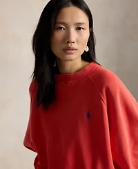 Polo Ralph Lauren Women's Lightweight Fleece Crew Neck Sweatshirt