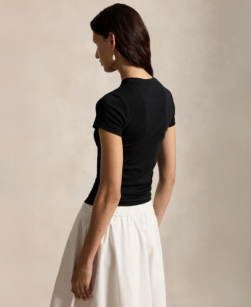 Polo Ralph Lauren Women's Slim Fit Crewneck Short-Sleeve T-Shirt