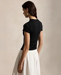 Polo Ralph Lauren Women's Slim Fit Crewneck Short-Sleeve T-Shirt