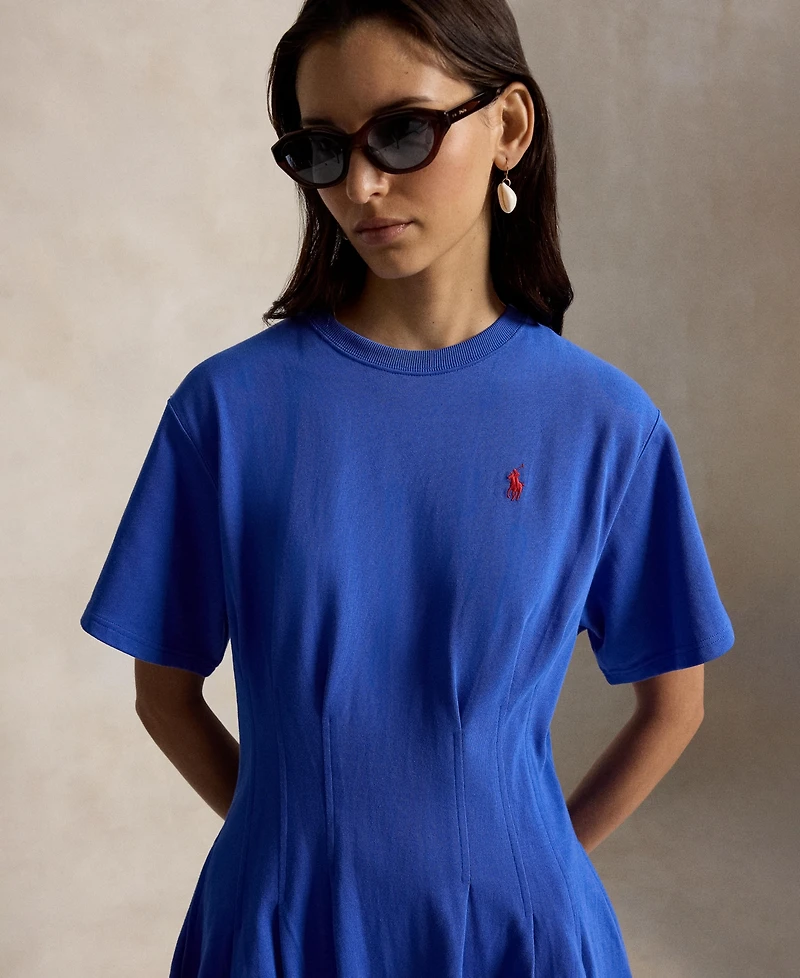 Polo Ralph Lauren Women's Crewneck Fit & Flare T-Shirt Dress