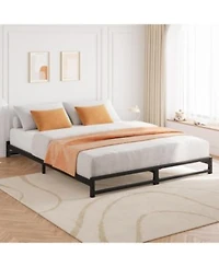 Gaomon Bed Framemetal Platform Bed Frame With Steel Slats Support6 Inch Tallmattress Foundationeasy Assemblyno Box Spring