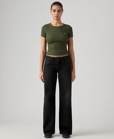 Levi's Women's Super-Low Double-Button Relaxed-Fit Denim Jean
