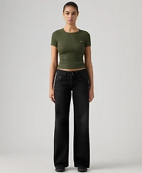 Levi's Women's Super-Low Double-Button Relaxed-Fit Denim Jean