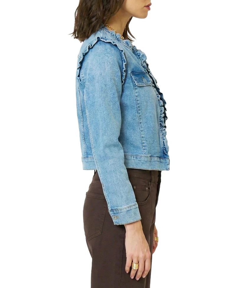 Central Park West Women's Nevada Girly Denim Jacket