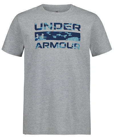Under Armour Boys' 8-20 Stacked Logo Short-Sleeve T-Shirt