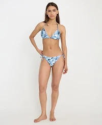 Good American Women's Printed String Bikini Bottoms, Regular & Plus