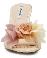 Steve Madden Women's Santi-f Floral High-Heel Dress Sandals