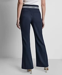 Dkny Women's Mid Rise Straight-Leg Pants