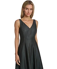 Calvin Klein Women's Denim Fit and Flare Dress