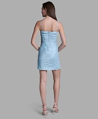 Bcbg Women's Square Neck Sheath Dress