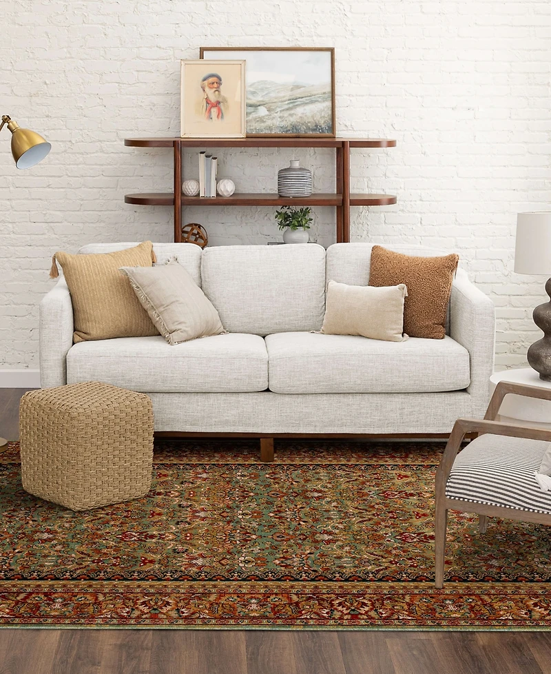 Closeout! Karastan Spice Market Tigris Aquamarine 8' x 11' Area Rug