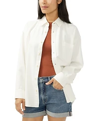 Silver Jeans Co. Women's Relaxed Button-Up Shirt