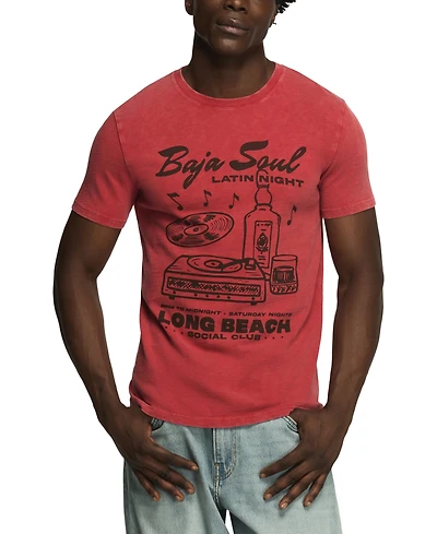 Lucky Brand Men's Baja Soul Graphic Crewneck T-Shirt