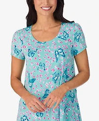 Cuddl Duds Women's Short-Sleeve Sleep Shirt