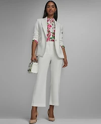 Karl Lagerfeld Paris Women's Collared Woven Jacket