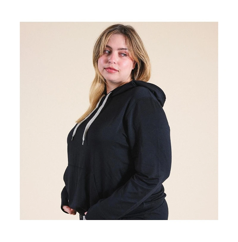 Poplinen Plus Betty Modal Hoodie