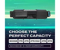 Adata HD710 Pro 1TB Usb 3.1 IP68 Waterproof/Shockproof/Dustproof Ruggedized External Hard Drive (AHD710P-1TU31-cbk)