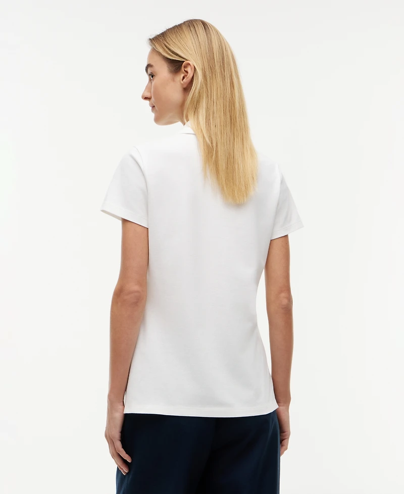 Tommy Hilfiger Women's Classic Pique Short-Sleeve Polo T-Shirt
