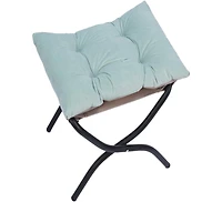 gaomon Lazy Chair with Ottoman, Modern Lounge Accent Armchair with Footrest, Reading Chair with Side Pocket, Comfortable Leisure Sofa for Living Room