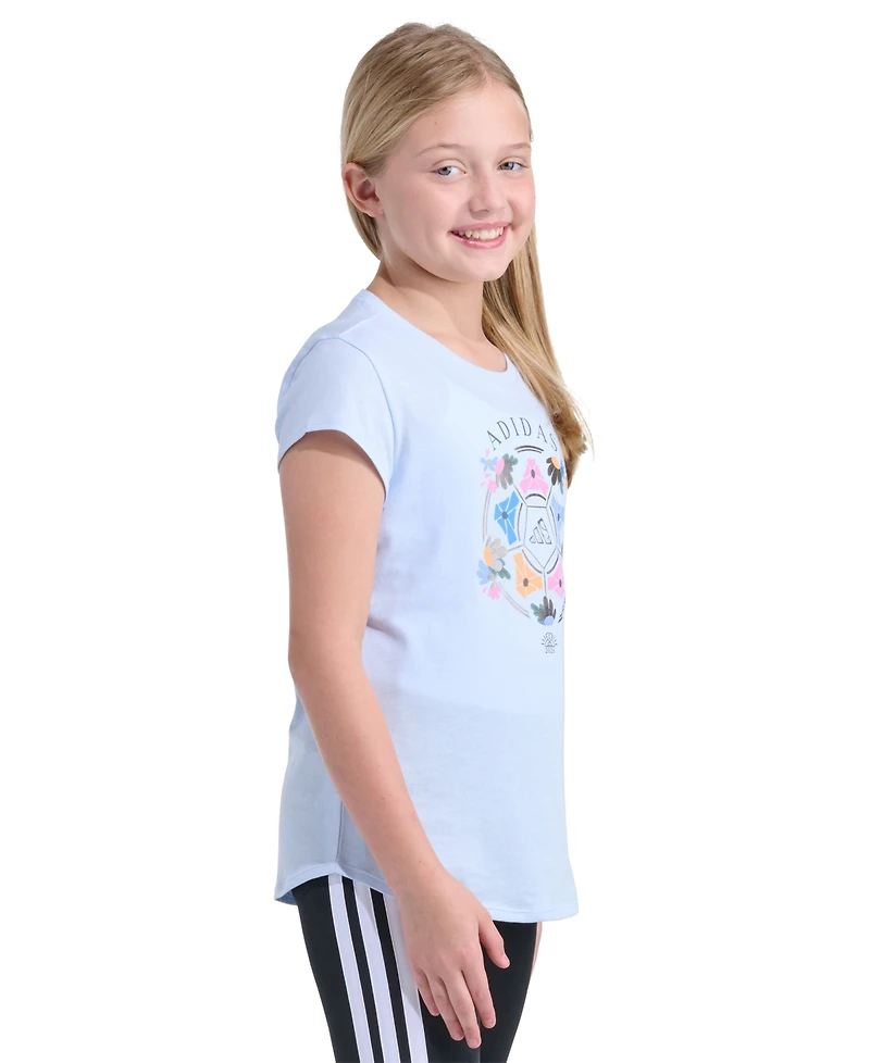 adidas Girls' 8-16 Short-Sleeve Soccer T-Shirt