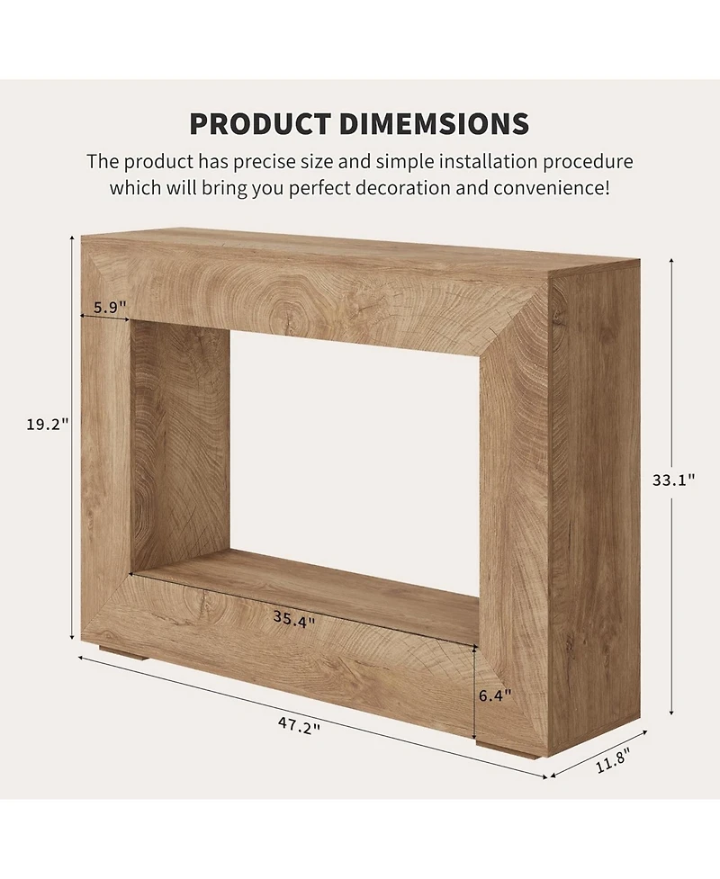 gaomon Farmhouse Console Table