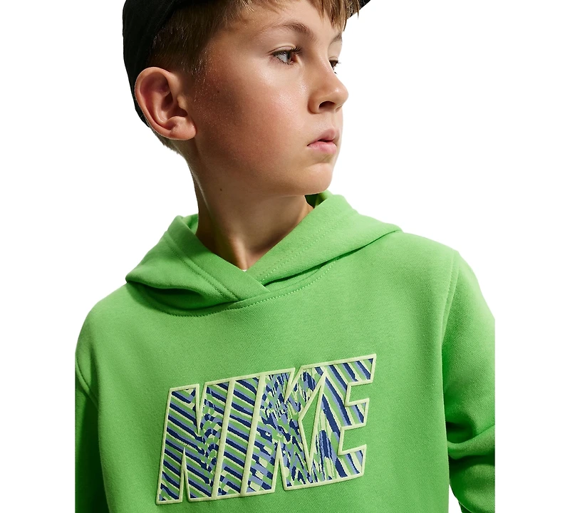 Nike Boys' 4-20 Sportswear Club Fleece Hooded Sweatshirt