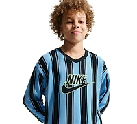 Nike Boys' 4-20 Striped Long-Sleeve Sweatshirt