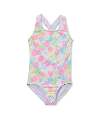Lands' End Big Girls Plus Chlorine Resistant One Piece Swimsuit