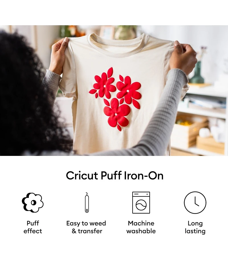 Cricut Puff Iron-On, Classics Sampler - 12 in x 12 in (6 ct)