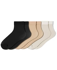Hue Women's Sheer Anklet 3-Pack Socks