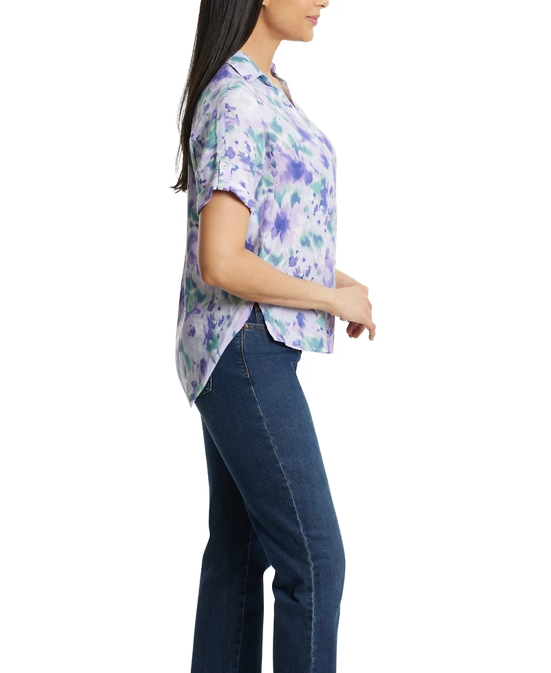 Gloria Vanderbilt Women's Demi Short-Sleeve Shirt