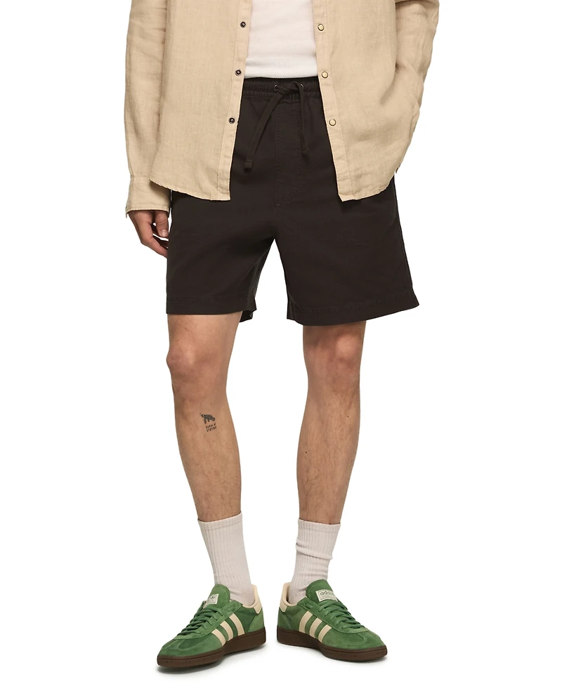 Lucky Brand Men's Pull-On Linen Shorts