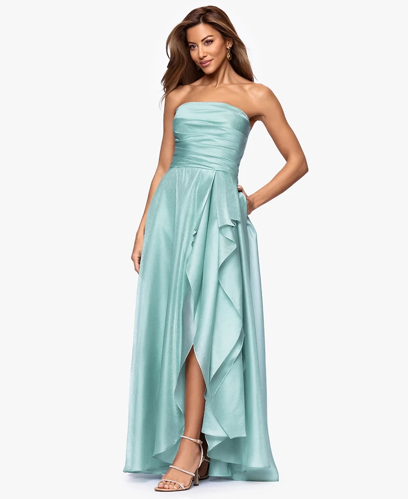 Xscape Petite Sleeveless Organza Ball Gown