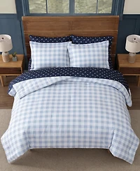 Eddie Bauer Beach Pine Plaid 5-Pc. Comforter Set, Twin/Twin Xl