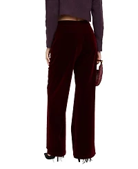 Lily and Lionel London Women's Maiden Wide Leg Velvet Trouser