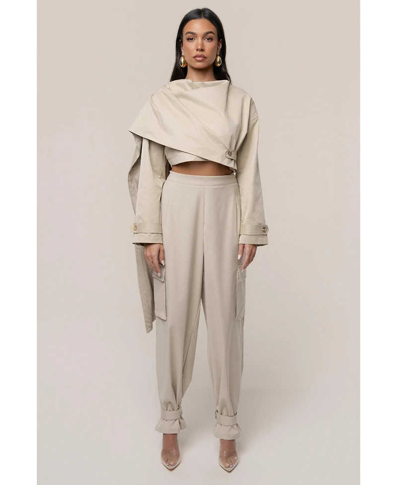 Jluxlabel Women's Autumn Flow Cargo Pants