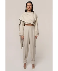 Jluxlabel Women's Autumn Flow Cargo Pants