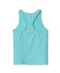 Lands' End Big Girls Plus Chlorine Resistant Racer Back Tankini Swim Top