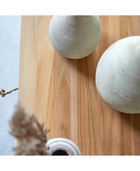 Tikamoon Solid Teak Tv Cabinet Entertainment Unit Tv Stand