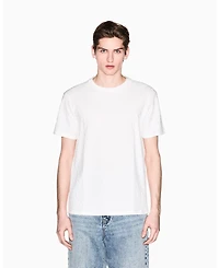 A|X Armani Exchange Men's Short Sleeve Mercerized Cotton All Over Logo T-Shirt