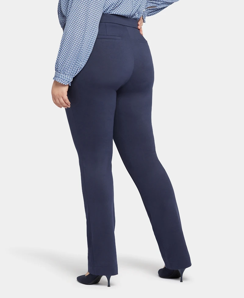 Nydj Plus Slim Trouser Mid-Rise Pants