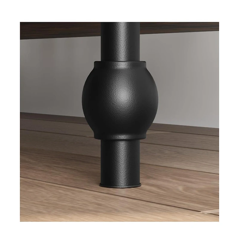 gaomon 3-Tier Console Table, Retro Storage Cabinet, Sideboard Buffet Cabinets with Space, Suitable for Home Living Room, Dining Room