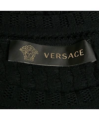 Pre-Owned Versace Women's Sheer Mesh Fitted Top